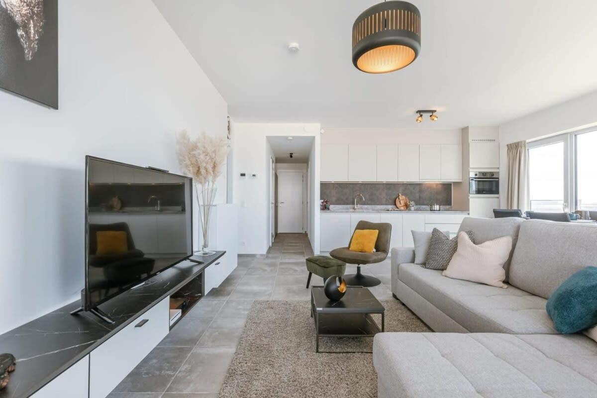 Huswell - Bright Apartment With Seaview 布列登 外观 照片