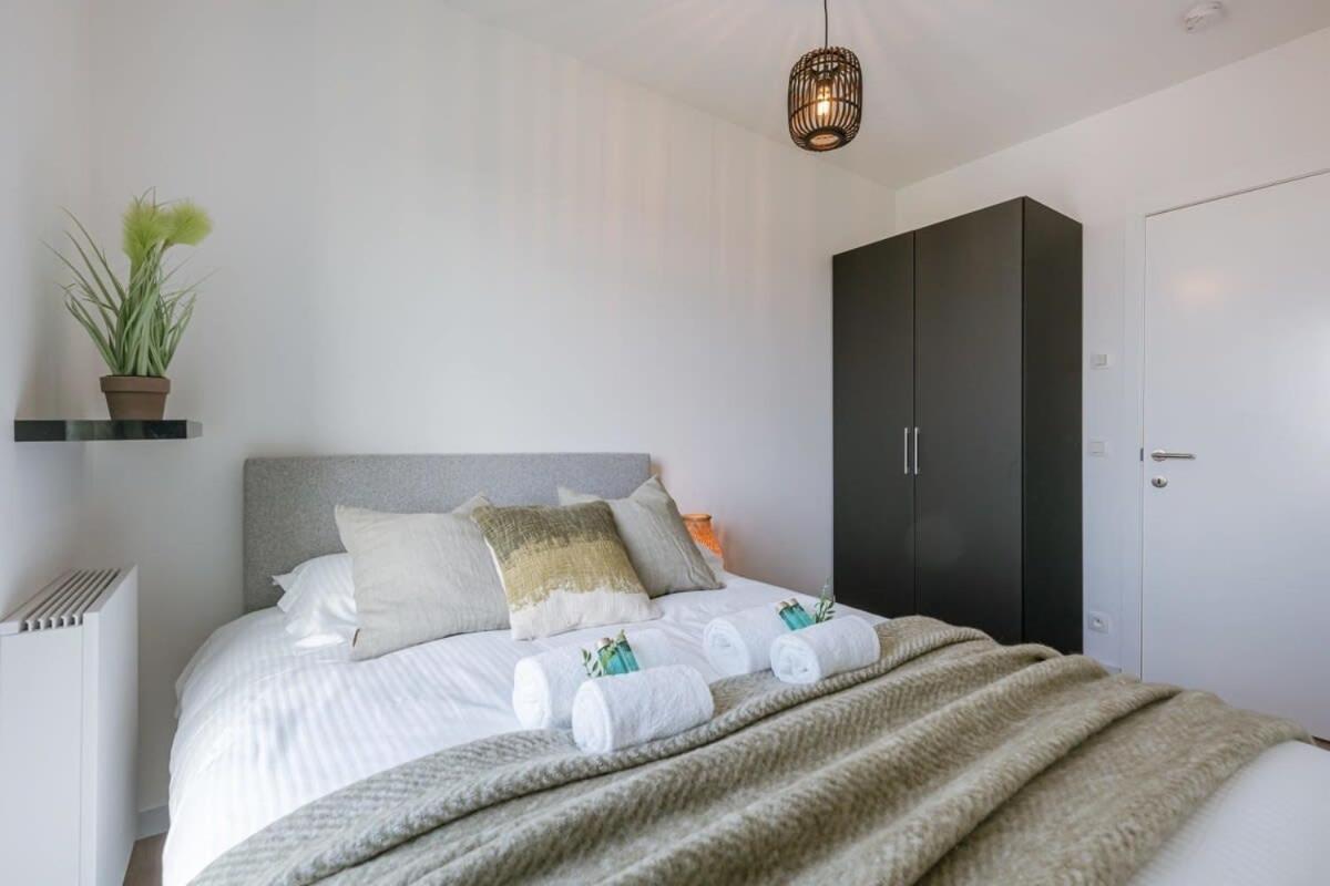 Huswell - Bright Apartment With Seaview 布列登 外观 照片